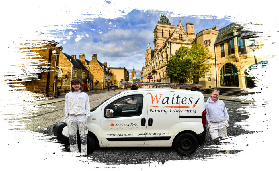 Waites spray painting team in Northamptonshire